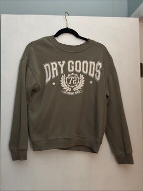 Dry Goods Women’s Crewneck Sweatshirt in Olive